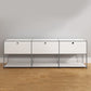 Modern Rectangle Storage Server Metal Sideboard for Dining Room Clearhalo 'buffet_sideboard' 'Buffets & Sideboards' 'furn' 'furn_buffet_sideboard' 'Furniture' 'Kitchen & Dining Furniture' 1200x1200_5eeb8011-5c98-4006-bfbe-752d45976a66