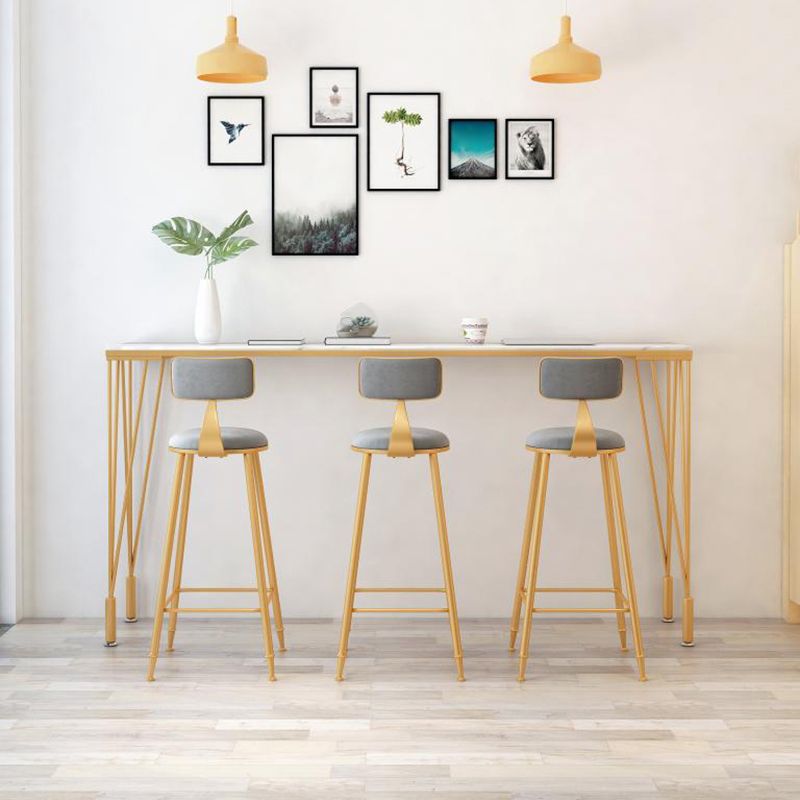 Glam 1/4/7 stukken Balk Tafel Set rechthoekige stenen aanrechttafel met hoge ontlasting voor balkon