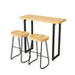 Modern Backrest Counter Stool Iron Milk Tea Shop Bar Stool with Wooden Seat and Pedal Clearhalo 'Bar Furniture' 'Bar Stools' 'bar_stools' 'furn' 'furn_bar_stools' 'Furniture' 'furniture_bar_stools' 'Kitchen & Dining Furniture' 1200x1200_5eedae7b-f581-4f68-83e2-fc53bb9f431c