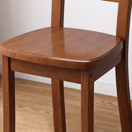 Contemporary Indoor-Outdoor Wood Chair Home Armless Ladder Back Dining Chair Clearhalo ' kitchen&dining_furn' 'Dining Chairs' 'Dining Tables & Seating' 'dining_chair' 'furn' 'furn_dining_chair' 'Furniture' 'furniture_dining_chair' 'Kitchen & Dining Furniture' 'kitchen' 1200x1200_5eee6df4-2b9d-4d07-a57d-b209301abf2c