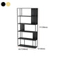 Open Metal Bookcase Industrial Rectangular Shelf for study room Clearhalo 'Bookcases' 'Furniture' 'furniture_bookcases' 'kitchen' 'kitchen_bookcases' 'Living Room Furniture' 'Office Furniture' 1200x1200_5eee8f49-4baf-4125-82d6-31688c7156cf