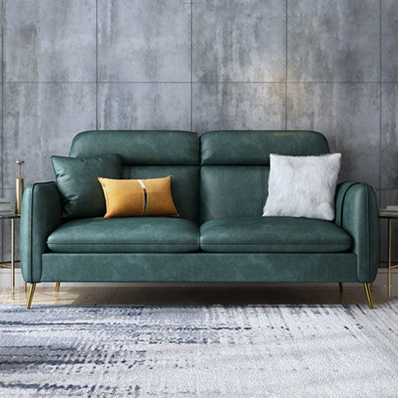 Glam cousu oreiller dos carré armoir salon canapé en cuir