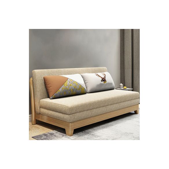 32" Wide Contemporary Sofa Futon Mustard Fabric Sleeper Sofa Clearhalo 'furn' 'furn_futons' 'Furniture' 'Futons & Daybeds' 'Futons' 'Living Room Furniture' 1200x1200_5ef24a70-85a6-4633-bce3-886470a2ba79