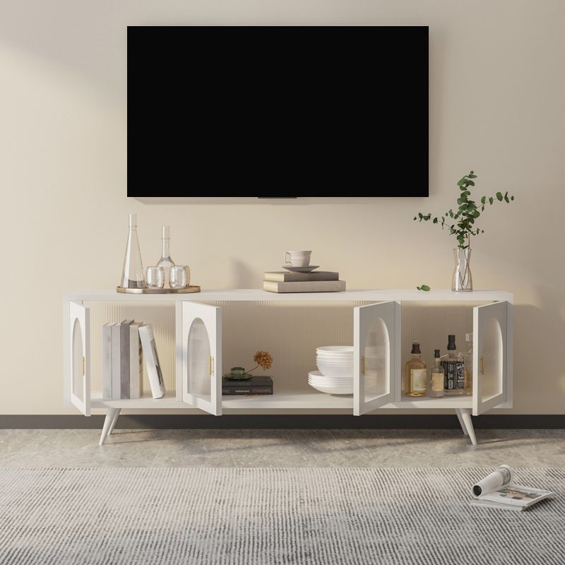 Metal Enclosed Storage TV Stand Industrial Home TV Cabinet with Glass Doors Clearhalo 'furn' 'furn_tv_stands_entertainment_centers' 'Furniture' 'Living Room Furniture' 'TV Stands & Entertainment Centers' 'TV Stands & Media Storage Furniture' 'tv_stands_entertainment_centers' 1200x1200_5ef2793c-e844-43b8-a608-a92af7269fae