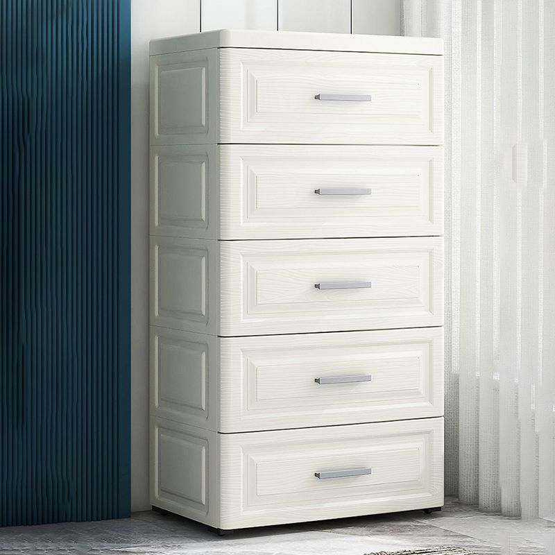 Contemporary Plastic Non-Hanging Armoire 1-Shelf Home Storage Cabinet Clearhalo 'Armoires & Wardrobes' 'armoires_wardrobes' 'Bedroom Furniture' 'furn' 'furn_armoires_wardrobes' 'Furniture' 1200x1200_5ef3c530-f88d-4eed-b114-26259b46a4f7