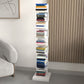 13.8" Wide Corner Shelf Bookcase Modern Metal Bookcase Multi Tiers Closed Back