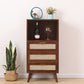 Wicker Rattan Accent Cabinet Bar Pulls Handle Design Storage Cabinet Clearhalo 'Cabinets & Chests' 'cabinets_chests' 'furn' 'furn_cabinets_chests' 'Furniture' 'Living Room Furniture' 1200x1200_5ef83d8c-7f10-4b99-a1ef-310424e04079