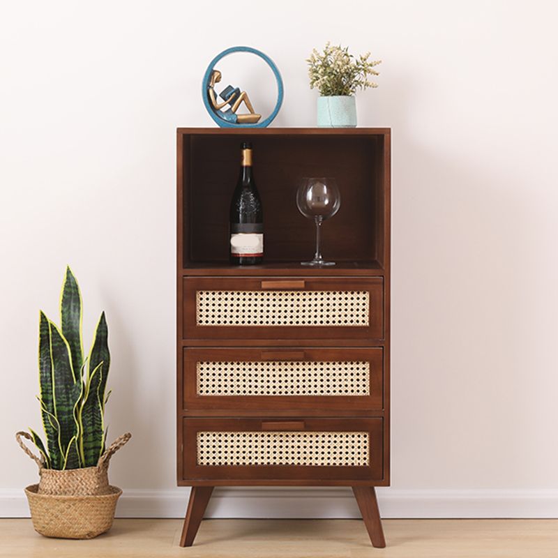 Wicker Rattan Accent Cabinet Bar Pulls Handle Design Storage Cabinet Clearhalo 'Cabinets & Chests' 'cabinets_chests' 'furn' 'furn_cabinets_chests' 'Furniture' 'Living Room Furniture' 1200x1200_5ef83d8c-7f10-4b99-a1ef-310424e04079
