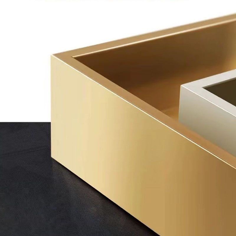 Glam Metal Arm Dining Chair Upholstered Dining Side Chair for Restaurant Use Clearhalo ' kitchen&dining_furn' 'Dining Chairs' 'Dining Tables & Seating' 'dining_chair' 'furn' 'furn_dining_chair' 'Furniture' 'furniture_dining_chair' 'Kitchen & Dining Furniture' 'kitchen' 1200x1200_5ef97f07-f306-4671-8caa-257220880448