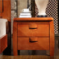 Solid Wood Nightstand Contemporary Bedside Cabinet with 2 Drawers Clearhalo 'Bedroom Furniture' 'furn' 'furn_night_stand' 'Furniture' 'night_stand' 'Nightstands' 1200x1200_5efa223c-c838-4e26-b399-c58fb72a78b7