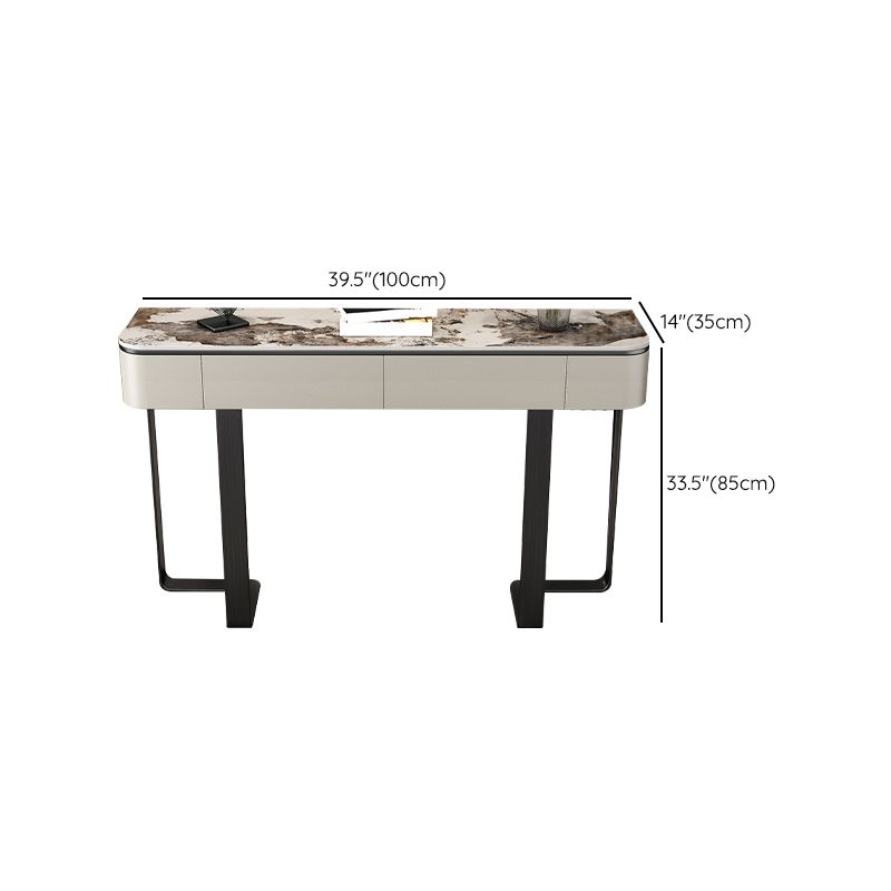 Console Tables Glam Style Sofa Console Sofa Table , 33.5 inch High Hall