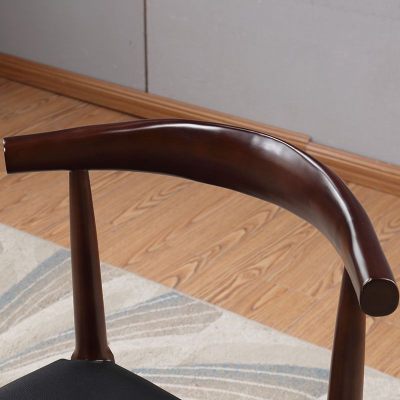 Chaise de restauration en bois de cuisine en bois chaise de salle à manger rembourrée contemporaine