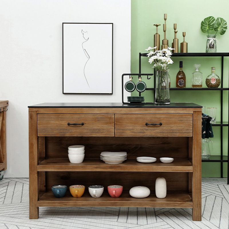 Modern Stationary Kitchen Island table Wood Kitchen Island table Clearhalo 'furn' 'furn_kitchen_islands_carts' 'Furniture' 'Kitchen & Dining Furniture' 'Kitchen Islands & Carts' 'kitchen_islands_carts' 1200x1200_5efbe088-74da-44cf-a2ef-a30bcbb5f36c