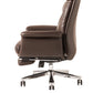 Contemporary Arm Chair Adjustable Seat Height Brown Leather Office Chair Clearhalo 'furn' 'furn_office_chair' 'Furniture' 'Office Chairs' 'Office Furniture' 'office_chair' 1200x1200_5efd66dd-e926-432e-a4f5-619081e161b1