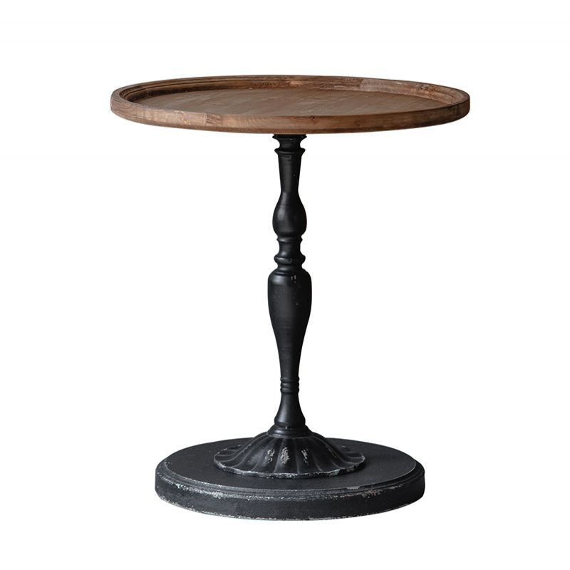 Set tavolino da caffè in legno invecchiato country francese per soggiorno