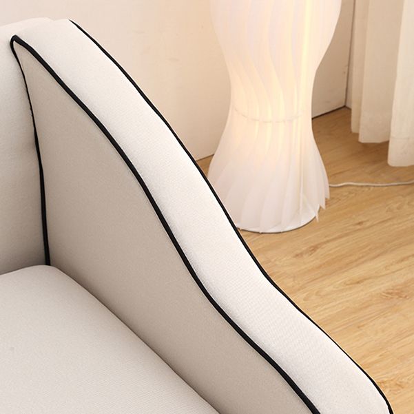 Modern Cushioned Chaise Lounge One Armed Chaise with Recessed Arms for Living Room Clearhalo 'Chairs & Seating' 'Chaise Lounge' 'chaise_lounge' 'furn' 'furn_chaise_lounge' 'Furniture' 'Living Room Furniture' 1200x1200_5efebb56-5df7-447f-91aa-bec380a7c997