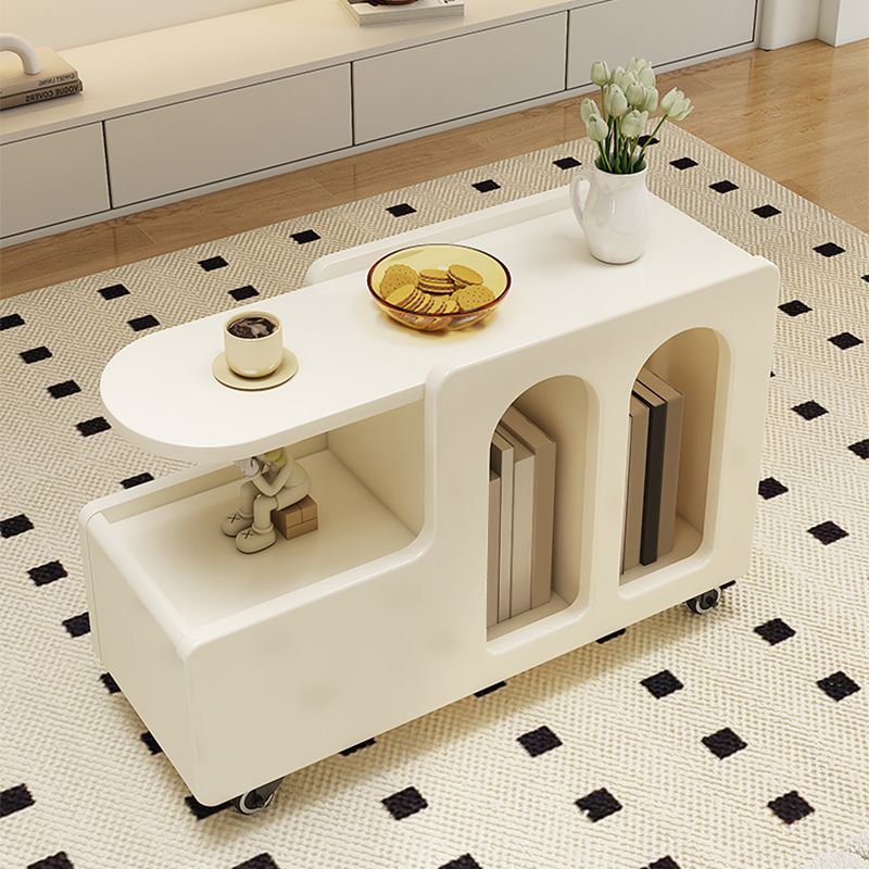 Contemporary White Wooden Sofa Side Accent Table for Living Room Clearhalo 'Coffee & Accent Tables' 'End & Side Tables' 'end_side_tables' 'furn' 'furn_end_side_tables' 'Furniture' 'Living Room Furniture' 1200x1200_5eff8f03-e2d8-4a90-bbeb-b05478884f37