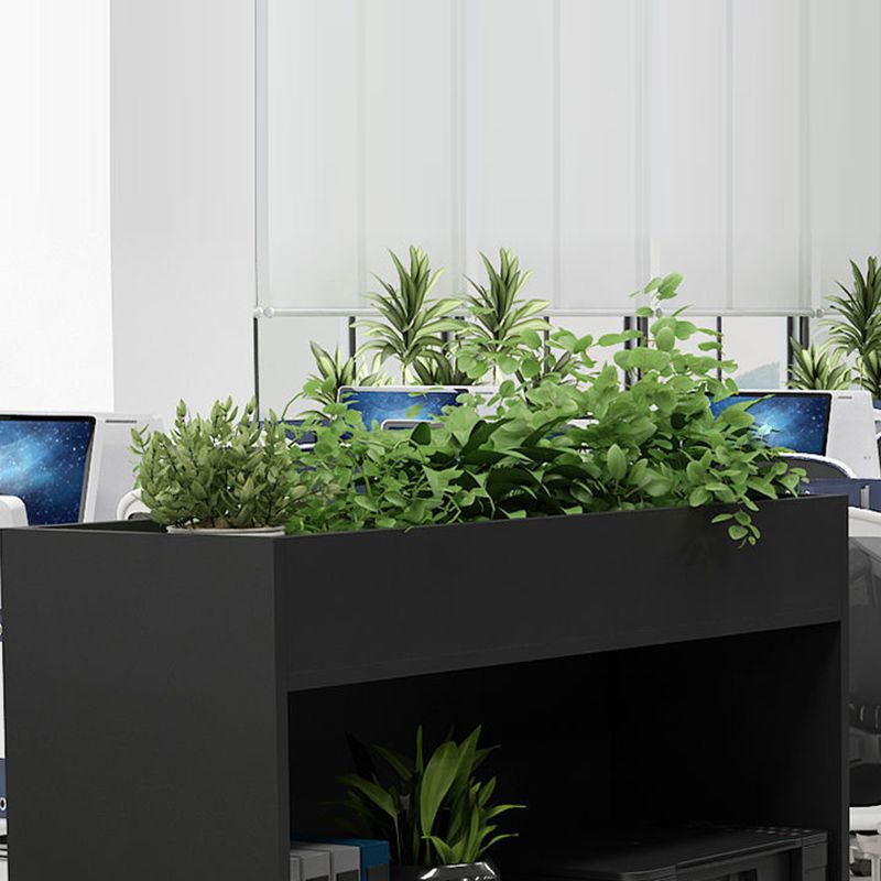 Archivo de estantes de almacenamiento lateral Bloqueo de madera Archivo moderno