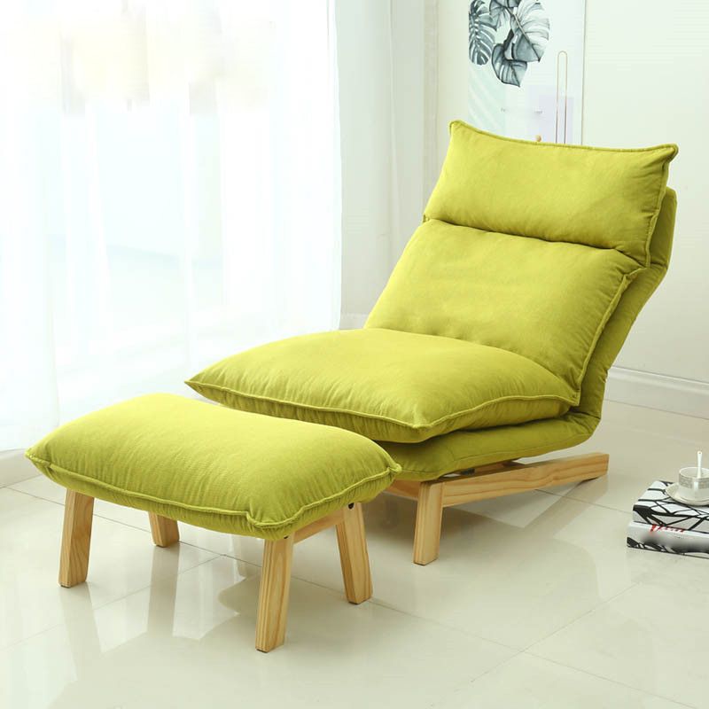 Contemporary Fabric Armless Removable Slipcover Lounge Accent Chair