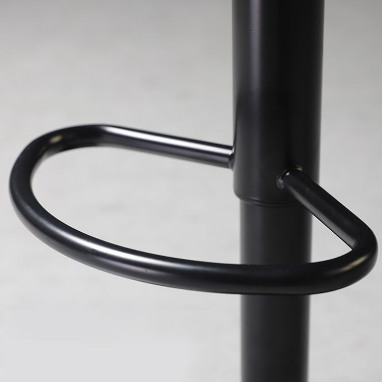Contemporary Adjustable Height Barstool Faux Leather Swivel Barstool Clearhalo 'Bar Furniture' 'Bar Stools' 'bar_stools' 'furn' 'furn_bar_stools' 'Furniture' 'Kitchen & Dining Furniture' 1200x1200_5f033ffa-7092-40b5-8640-e70b44ff7d2c