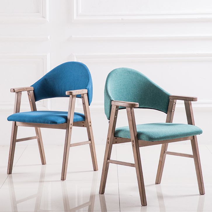 Wood Modern Style Indoor Chair of 20'' Wide Open Back Dining Side Chairs Clearhalo ' kitchen&dining_furn' 'Dining Chairs' 'Dining Tables & Seating' 'dining_chair' 'furn' 'furn_dining_chair' 'Furniture' 'furniture_dining_chair' 'Kitchen & Dining Furniture' 'kitchen' 1200x1200_5f06c173-1474-480a-bb2c-5c8c4bed1a95