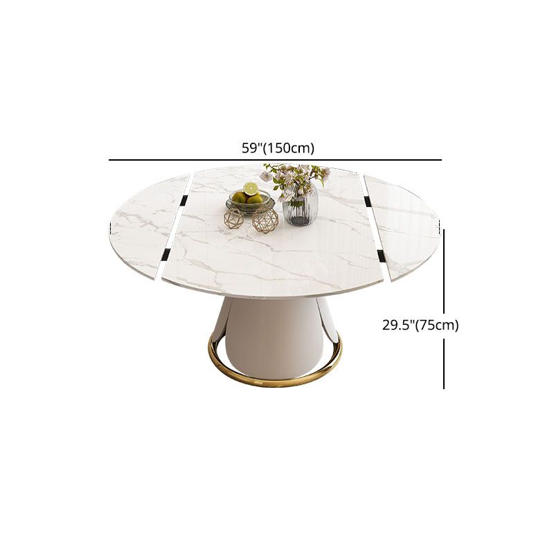Nordic 1/4/5/7 Pieces Dining Set with Round Table and Leather Chairs Dinette Set Clearhalo 'Dining Room Sets' 'Dining Tables & Seating' 'dining_room_set' 'furn' 'furn_dining_room_set' 'Furniture' 'furniture_dining_room_set' 'Kitchen & Dining Furniture' 'kitchen&dining_furn' 'kitchen' 1200x1200_5f0af89f-59a0-4d4e-98e6-1b346f2caf66