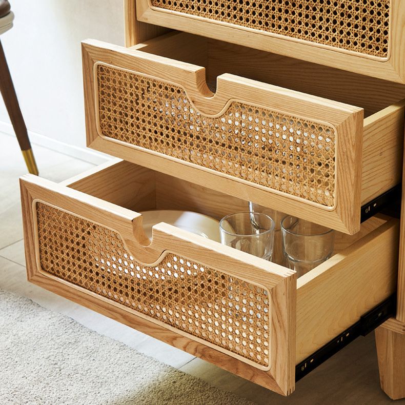 Modern Natural Accent Chest with Drawers and Solid Wood Straight Legs Clearhalo 'Cabinets & Chests' 'cabinets_chests' 'furn' 'furn_cabinets_chests' 'Furniture' 'Living Room Furniture' 1200x1200_5f0d5d87-a494-4f75-bcd3-4c36038f34ed