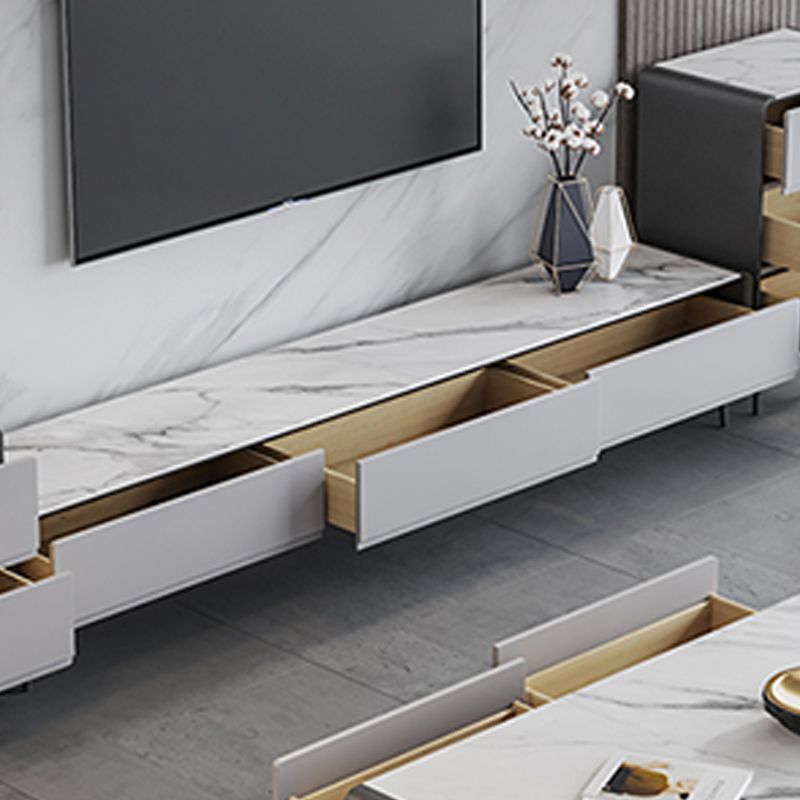 CABINATURA TV in ardesia Stile moderno casa semplice console TV chiusa