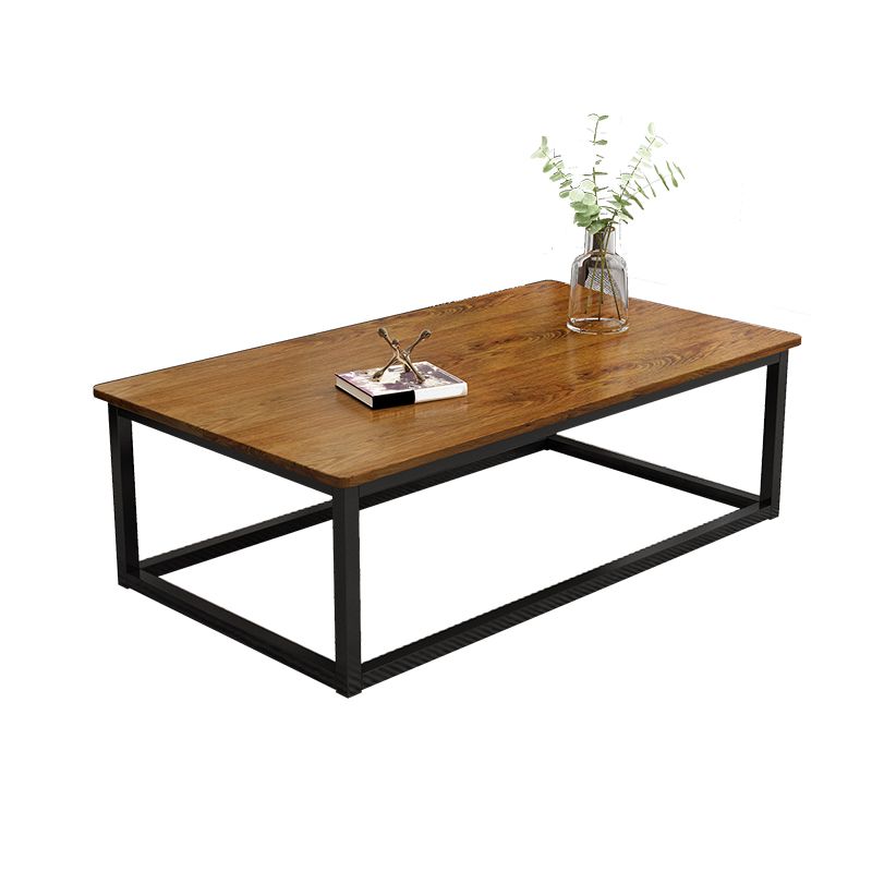 Wood Frame Coffee Table Modern Rectangle Cocktail Table in Natural Clearhalo 'Coffee & Accent Tables' 'Coffee Tables' 'coffee_tables' 'furn' 'furn_coffee_tables' 'Furniture' 'furniture_coffee_tables' 'Living Room Furniture' 1200x1200_5f107724-b37a-4613-8e3f-52fab237d84a