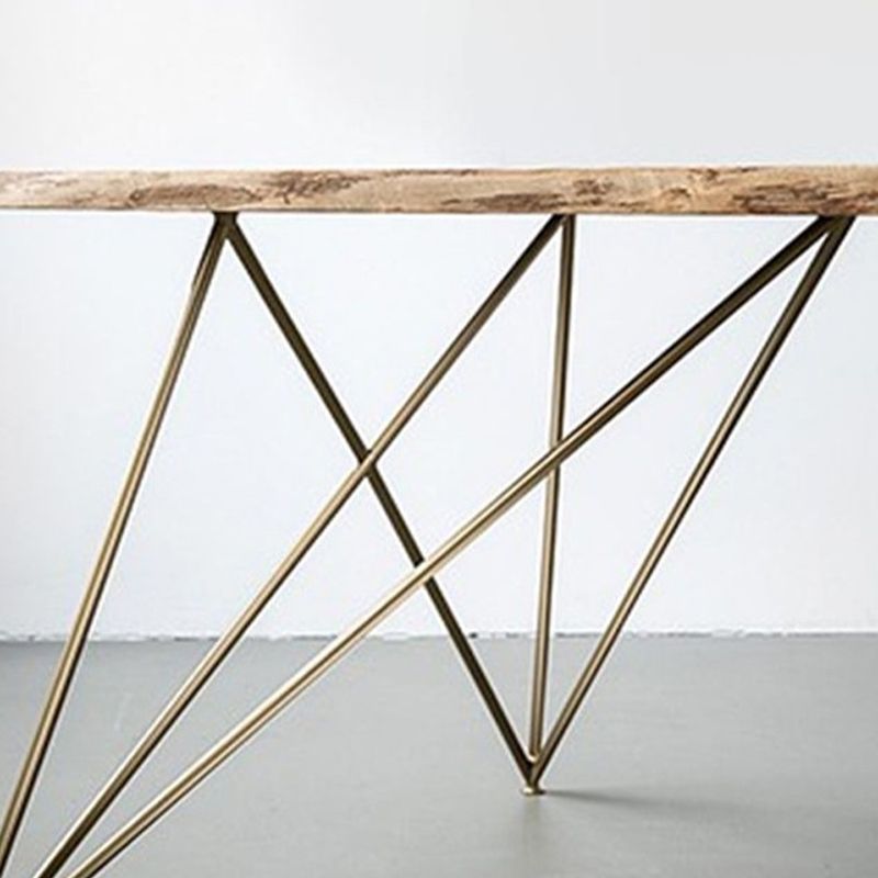 Rectangle 4 Legs Luxury Dining Table Solid Wood Fixed Table for Kitchen Clearhalo 'Dining Tables & Seating' 'Dining Tables' 'dining_table' 'furn' 'furn_dining_table' 'Furniture' 'furniture_dining_table' 'Kitchen & Dining Furniture' 'kitchen' 'kitchen_dining_table' 1200x1200_5f1264eb-97ee-4a8c-a938-7ea65a5dd135