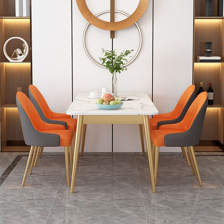 Traditionele luxe rechthoekige eetcollectie 4-voet thuismeubilair