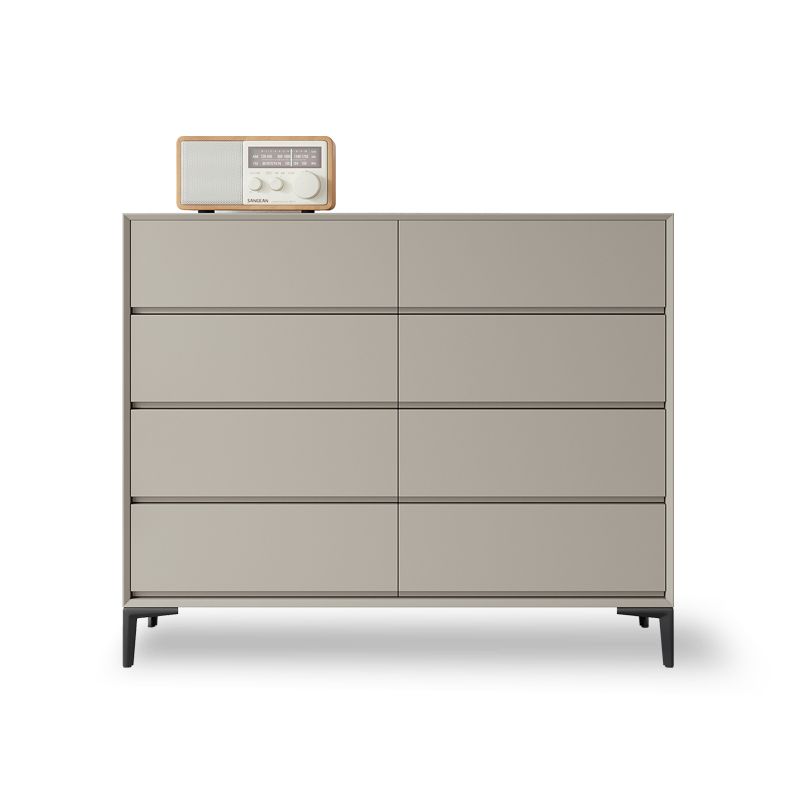 15.6-inch Width Contemporary Storage Chest Stone Dresser with 8 Drawers