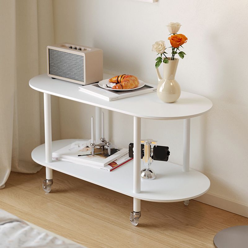 14" Wide Contemporary Corner Table Storage Oval Accent Side Table Clearhalo 'Coffee & Accent Tables' 'End & Side Tables' 'end_side_tables' 'furn' 'furn_end_side_tables' 'Furniture' 'Living Room Furniture' 1200x1200_5f1a9b8b-1a96-44d0-87f5-7031239c3a3b