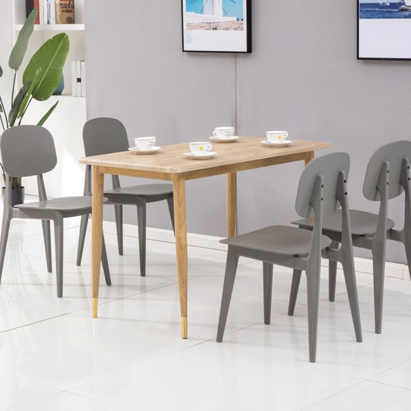 Matte Finish Plastic Dining Side Chair Stackable Open Back Dining Chair Clearhalo ' kitchen&dining_furn' 'Dining Chairs' 'Dining Tables & Seating' 'dining_chair' 'furn' 'furn_dining_chair' 'Furniture' 'furniture_dining_chair' 'Kitchen & Dining Furniture' 'kitchen' 1200x1200_5f1b5dfb-cd60-4bac-b69c-40c5a6202313