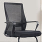 Black Mid-Back Office Chair Mesh Chair with Armrest Desk Chair Clearhalo 'furn' 'furn_office_chair' 'Furniture' 'Office Chairs' 'Office Furniture' 'office_chair' 1200x1200_5f1c9395-ceaa-4c5c-ab0a-84efebd7b681