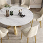 Contemporary Fixed Dining Room Table Set Sintered Stone Top Dining Table Furniture Clearhalo 'Dining Room Sets' 'Dining Tables & Seating' 'dining_room_set' 'furn' 'furn_dining_room_set' 'Furniture' 'furniture_dining_room_set' 'Kitchen & Dining Furniture' 'kitchen&dining_furn' 'kitchen' 1200x1200_5f1f234d-58ab-4a6d-afd3-c5ebe3331f89