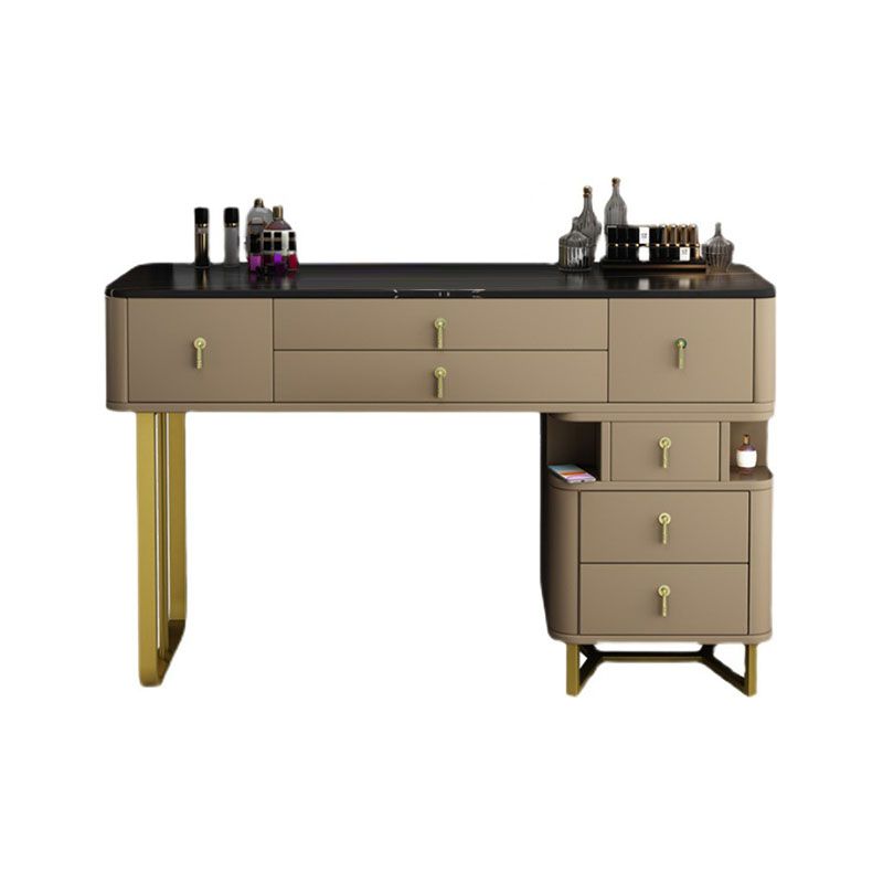 Dennenhout 7 laden dressoir met stenen top make-up ijdelheid voor bedroon