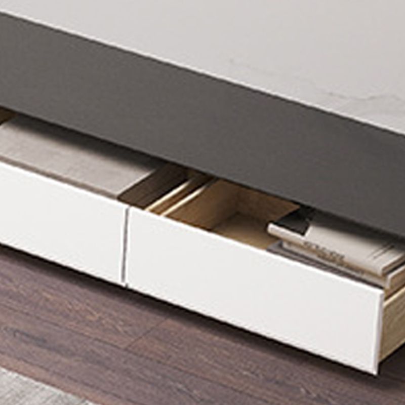 Contemporary Faux Wood TV Stand Console Enclosed Storage TV Media Stand for Living Room Clearhalo 'furn' 'furn_tv_stands_entertainment_centers' 'Furniture' 'Living Room Furniture' 'TV Stands & Entertainment Centers' 'TV Stands & Media Storage Furniture' 'tv_stands_entertainment_centers' 1200x1200_5f20c306-c431-46e0-93c5-a7f0389473af