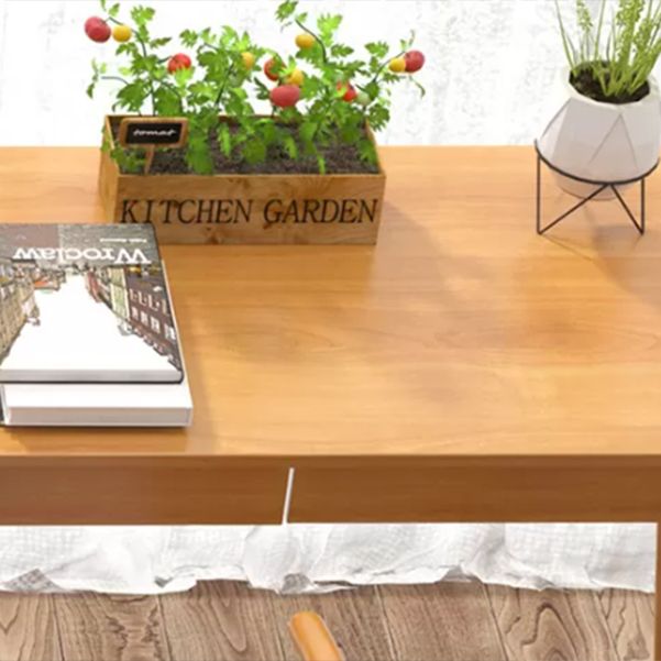 Modern Style Office Desk Curved Solid Wood Parsons Desk for Home Clearhalo 'furn' 'furn_office_desk' 'Furniture' 'Office Desks' 'Office Furniture' 'office_desk' 1200x1200_5f21306c-b60d-478c-851c-13ab5b970f61