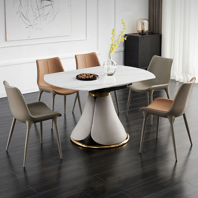 Contemporary Style Metal Dining Chair Dining Armless Side Chairs for Kitchen (Set of 2) Clearhalo ' kitchen&dining_furn' 'Dining Chairs' 'Dining Tables & Seating' 'dining_chair' 'furn' 'furn_dining_chair' 'Furniture' 'furniture_dining_chair' 'Kitchen & Dining Furniture' 'kitchen' 1200x1200_5f21743d-8d8a-4d15-a647-1816537c246c