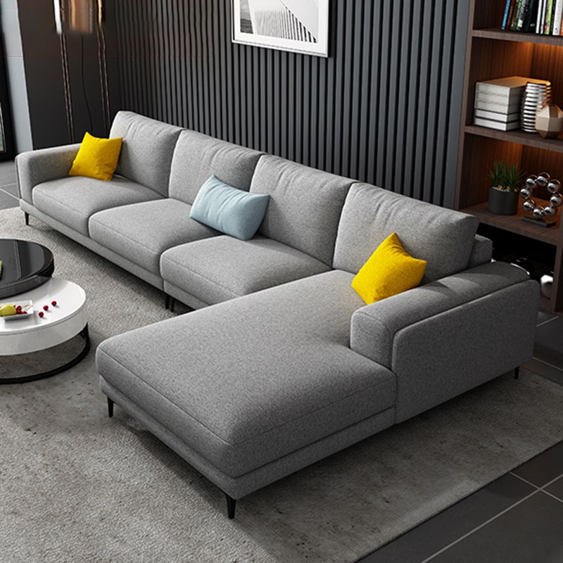 33.07 "H Baumwollmischung Quadratarmsofa & Chaise für Wohnzimmer