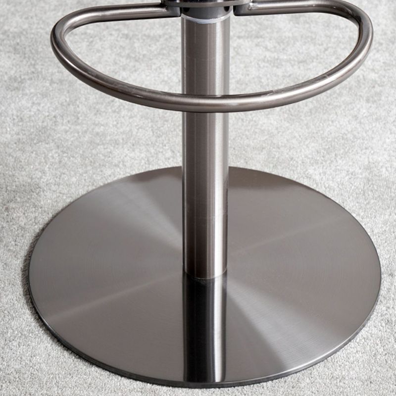 Industrial Adjustable Bar Stool Leather Backrest Counter Stool for Bristol Clearhalo 'Bar Furniture' 'Bar Stools' 'bar_stools' 'furn' 'furn_bar_stools' 'Furniture' 'Kitchen & Dining Furniture' 1200x1200_5f22a601-dadf-4f80-96dd-6bf9d3fd00ef