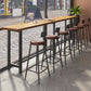 Modern Bar Table Set 1/7 Pieces Rectangle Pine Wood Counter Table for Shop Clearhalo 'Bar Furniture' 'furn' 'furn_home_bar_bar_sets' 'Furniture' 'Home Bars & Bar Sets' 'home_bar_bar_sets' 'Kitchen & Dining Furniture' 1200x1200_5f254ebe-be37-4ad6-9b56-b7a4d3d371ea