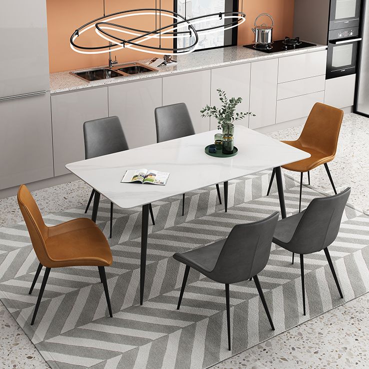 Rectangle Dining Site Table Industrial Stone 4-foot Dining Table for Indoor Clearhalo ' dining_table' 'Dining Tables & Seating' 'Dining Tables' 'furn' 'furn_dining_table' 'Furniture' 'furniture_dining_table' 'Kitchen & Dining Furniture' 'kitchen&dining_furn' 'kitchen' 'kitchen_dining_table' 1200x1200_5f260789-5e88-446c-bb36-beec7dd8afd8