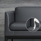Sofá de brazo de esmoquin estándar 30.70 "D x 31.49" H SOFA para sala de estar