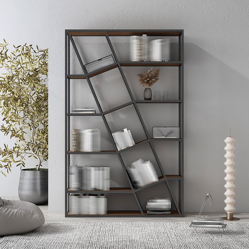 Modern Style 4-shelf Bookshelf Etagere Shelf Bookcase for Home Office Clearhalo 'Bookcases' 'furn' 'furn_bookcases' 'Furniture' 'furniture_bookcases' 'kitchen' 'kitchen_bookcases' 'Living Room Furniture' 'Office Furniture' 1200x1200_5f2a95ec-53b4-4fa4-bac1-9b5fa23c002f