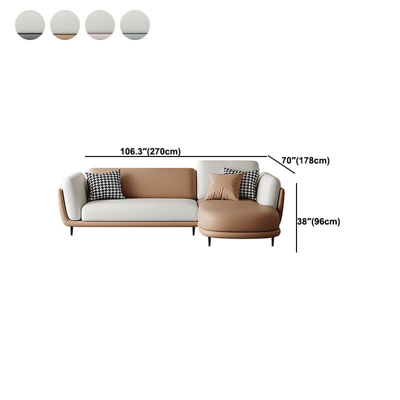 37,8 "H FAUX CUIR SOFFRAGE ÉVALABLE SOFA et chaise pour le salon