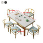 Metal Traditional Luxury Rectangle Table Sintered Stone Top Table with Trestle Base Clearhalo ' dining_table' 'Dining Tables & Seating' 'Dining Tables' 'furn' 'furn_dining_table' 'Furniture' 'furniture_dining_table' 'Kitchen & Dining Furniture' 'kitchen&dining_furn' 'kitchen' 'kitchen_dining_table' 1200x1200_5f2d85f2-b202-4e34-a1ed-da0b50022a6a