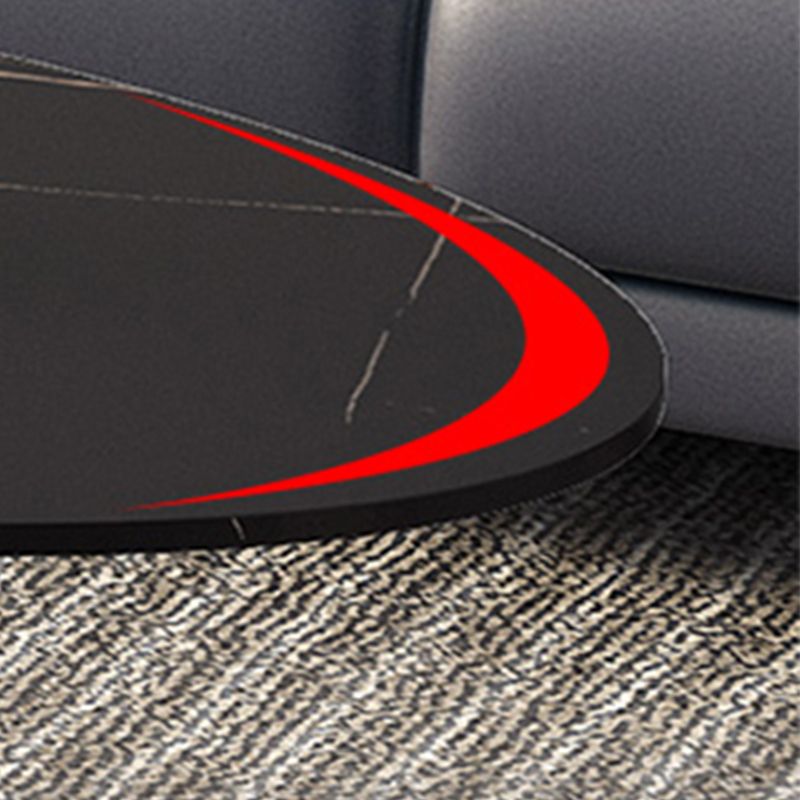 Abstract Base Design Oval/round Slate Table with Metal Base Coffee Table Clearhalo 'Coffee & Accent Tables' 'Coffee Tables' 'coffee_tables' 'furn' 'furn_coffee_tables' 'Furniture' 'Living Room Furniture' 1200x1200_5f306d98-451c-4df3-b174-49ea3310cf5f