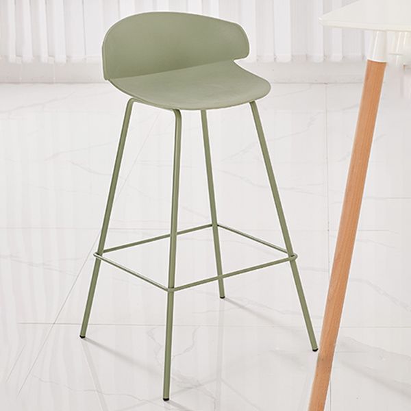 Nordic Style Metal Bar-stool Plastic Counter Bar Stool for Home Clearhalo 'Bar Furniture' 'Bar Stools' 'bar_stools' 'furn' 'furn_bar_stools' 'Furniture' 'furniture_bar_stools' 'Kitchen & Dining Furniture' 1200x1200_5f30e5b2-384e-4be3-8325-ffcee6c7b348